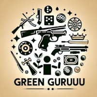 green guru logo vector | price 1 credit usd $1